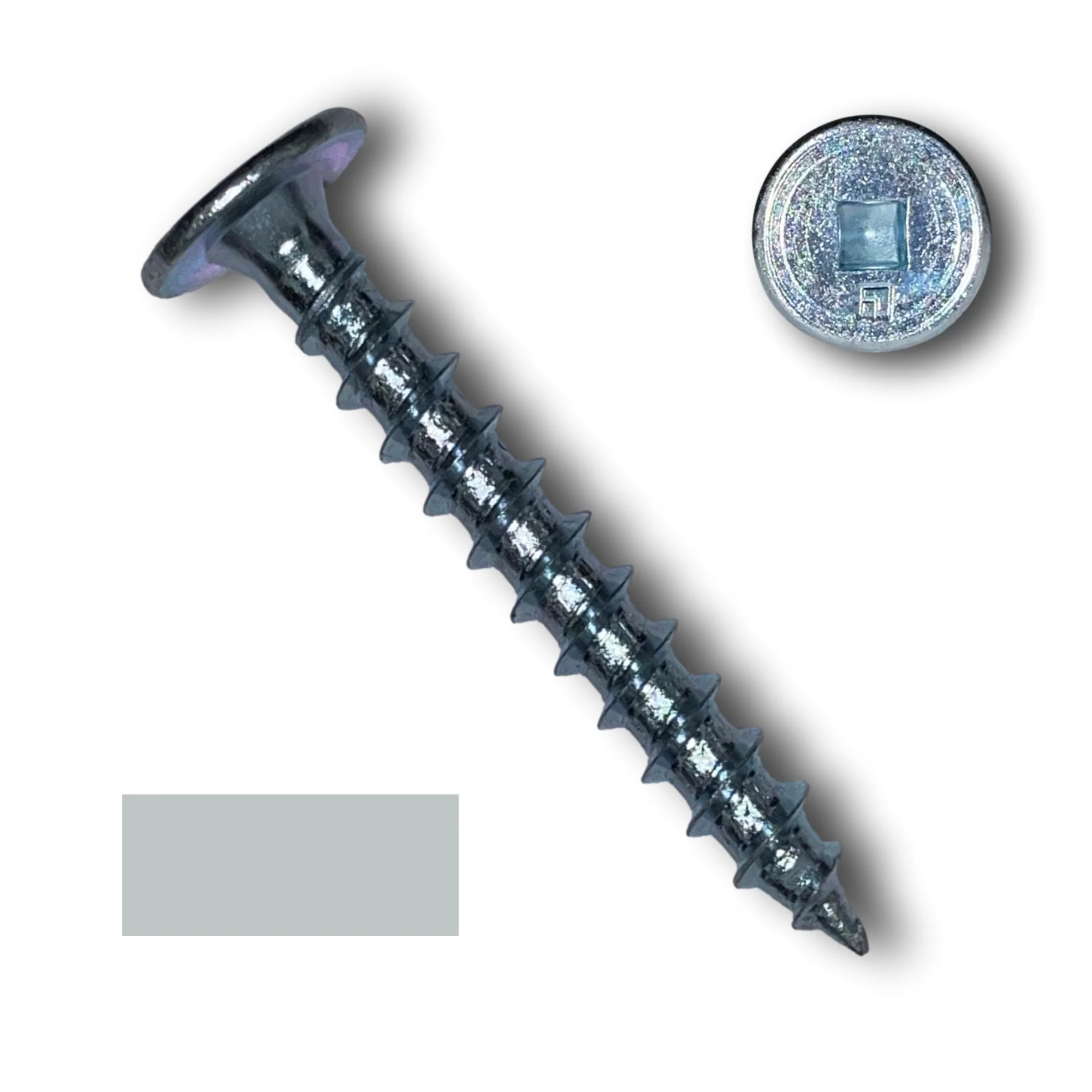 #10 Zinc-Coated Steel Pancake Head Screws - Image 3