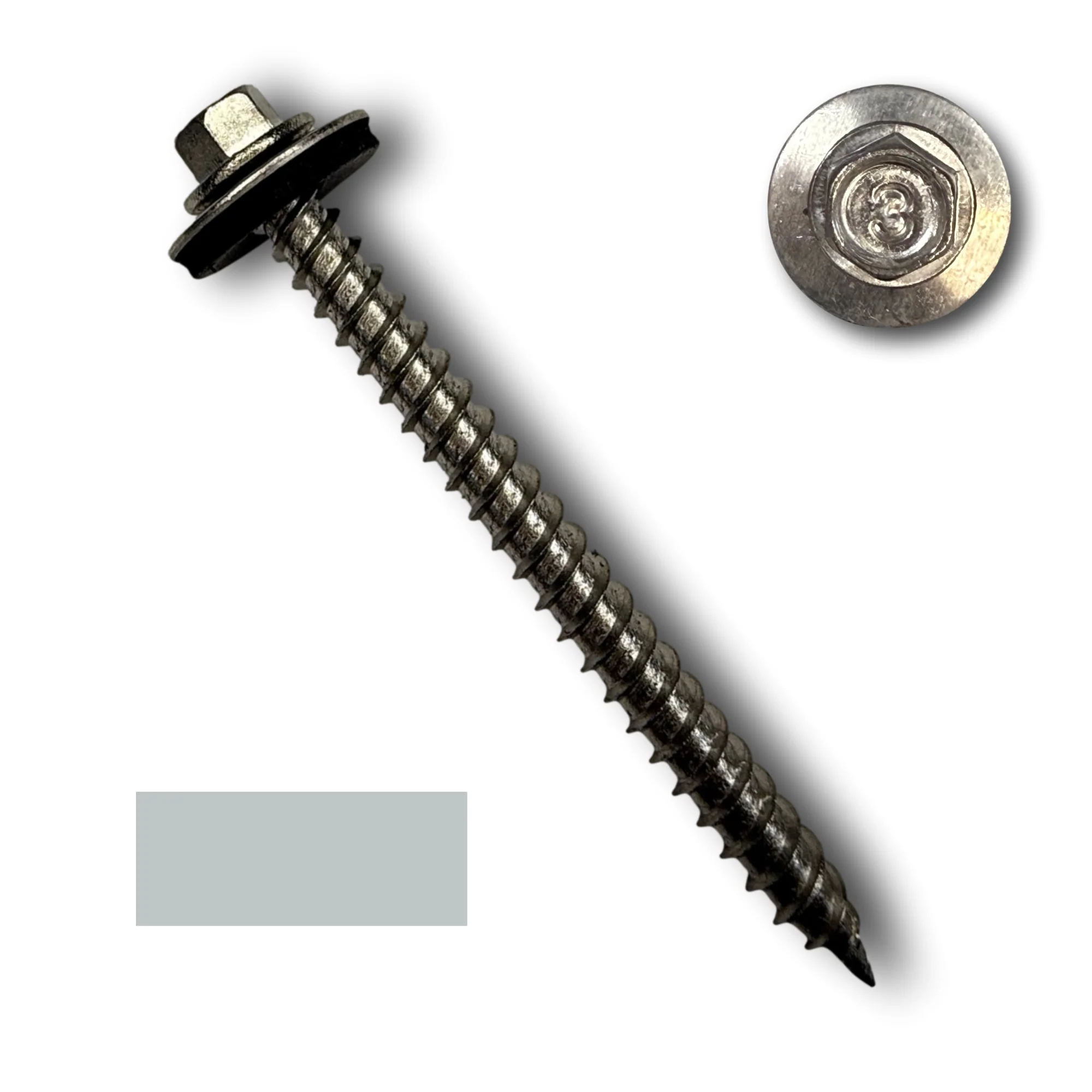#12 Stainless Steel Metal Roofing Screws (Metal-to-Wood) - Image 3