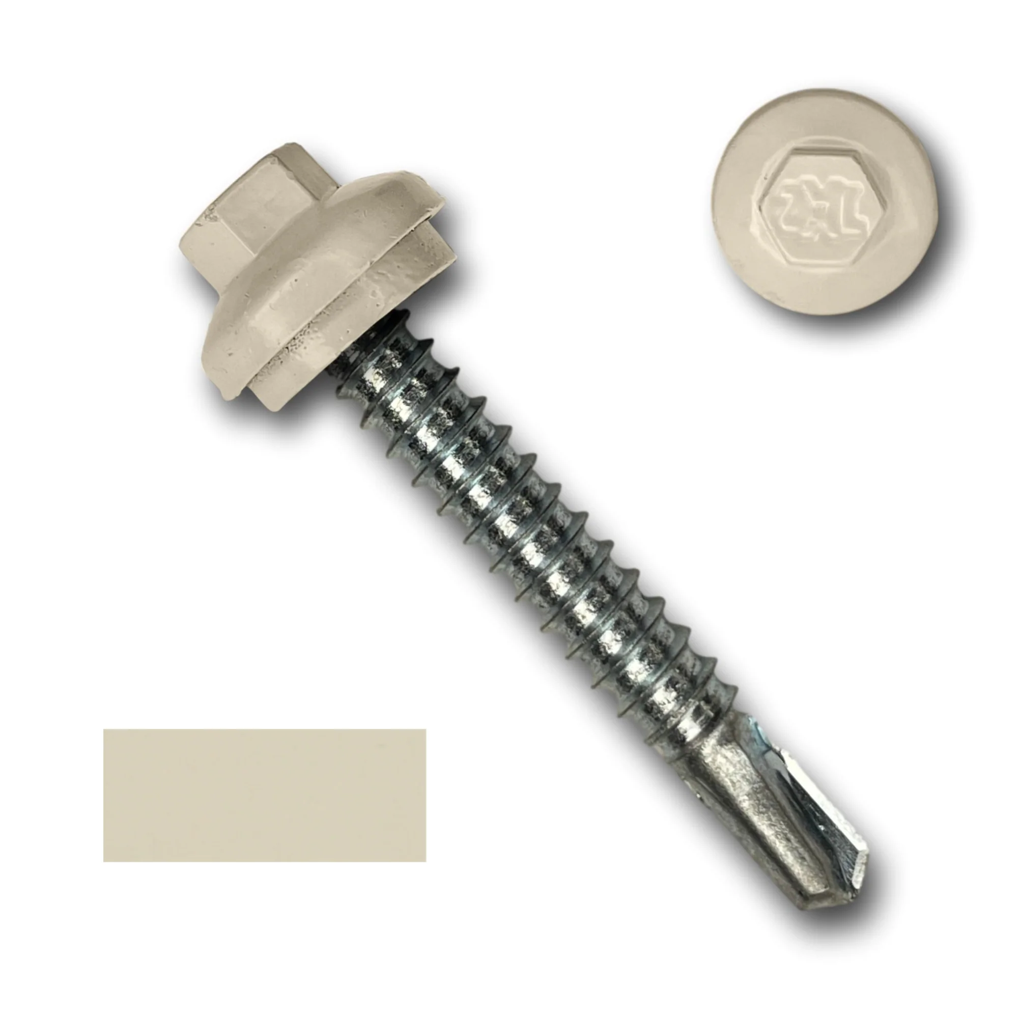 #12 x 1.5" ZXL Dome Cap Metal Building Screws (Metal-to-Metal) - Image 3
