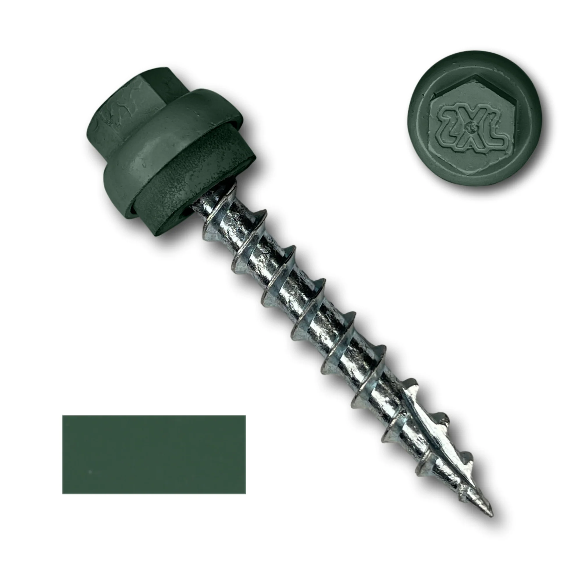 #12 x 1.5" ZXL Dome Cap Metal Roofing Screws (Metal-to-Wood) - Image 13
