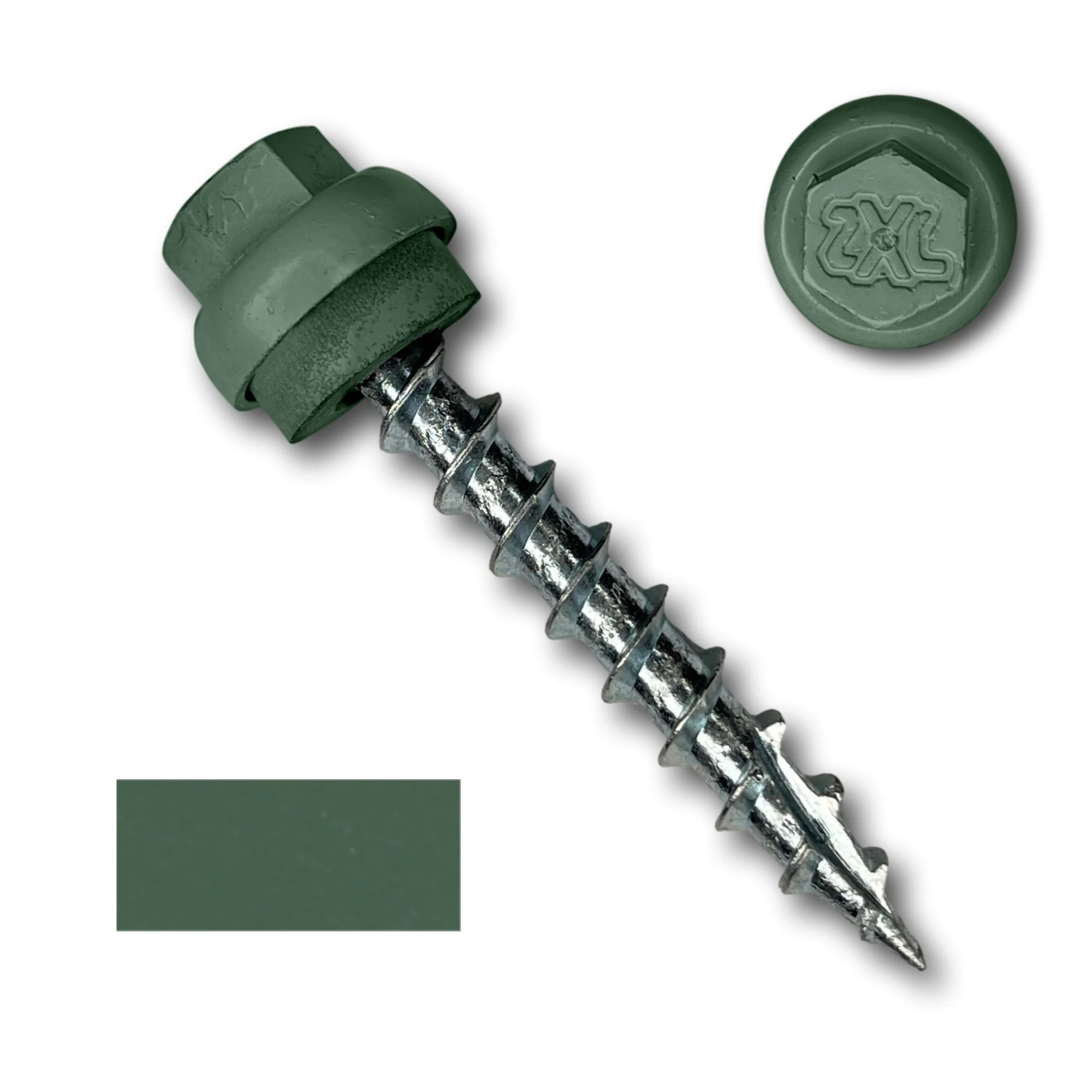 #12 x 1.5" ZXL Dome Cap Metal Roofing Screws (Metal-to-Wood) - Image 14