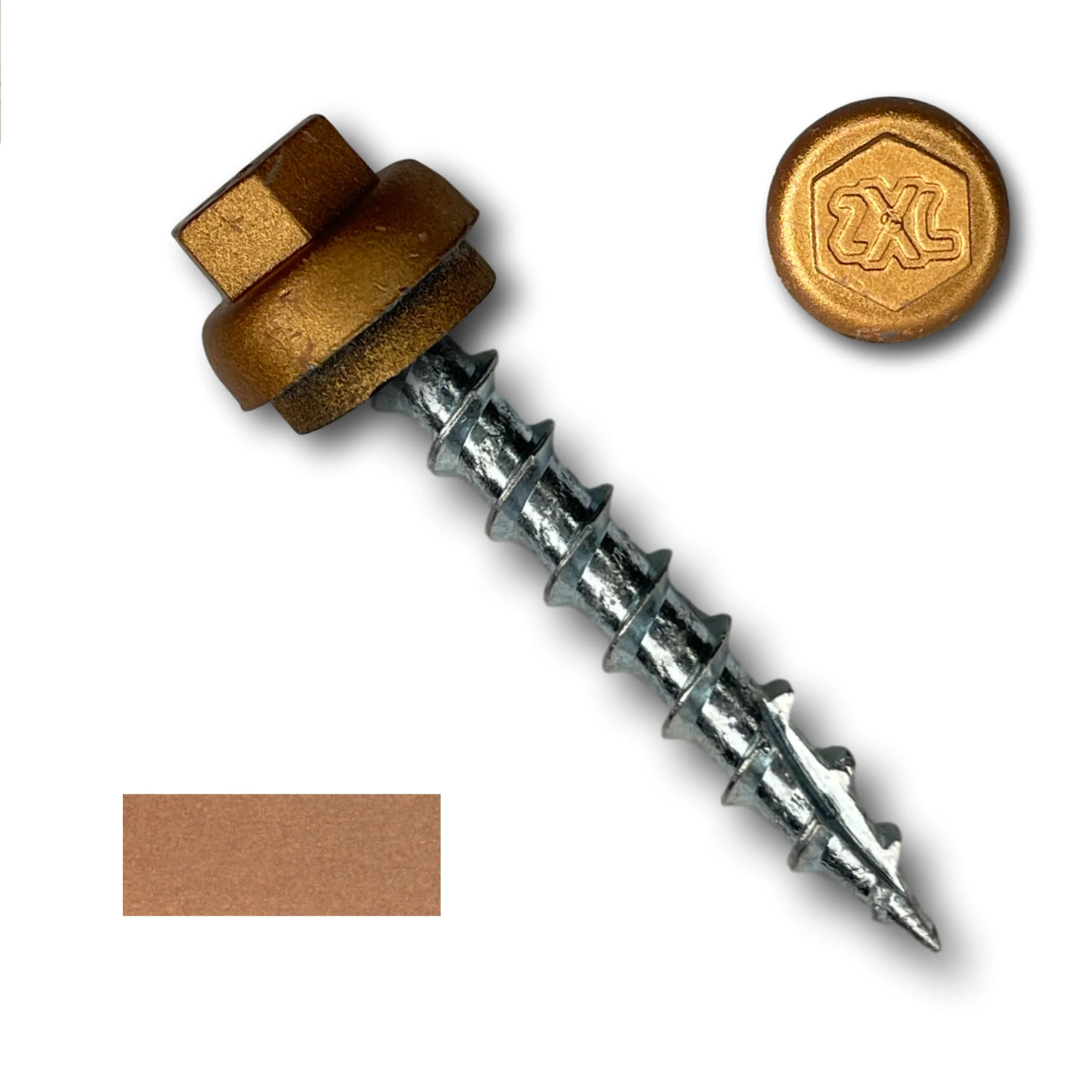 #12 x 1.5" ZXL Dome Cap Metal Roofing Screws (Metal-to-Wood) - Image 17