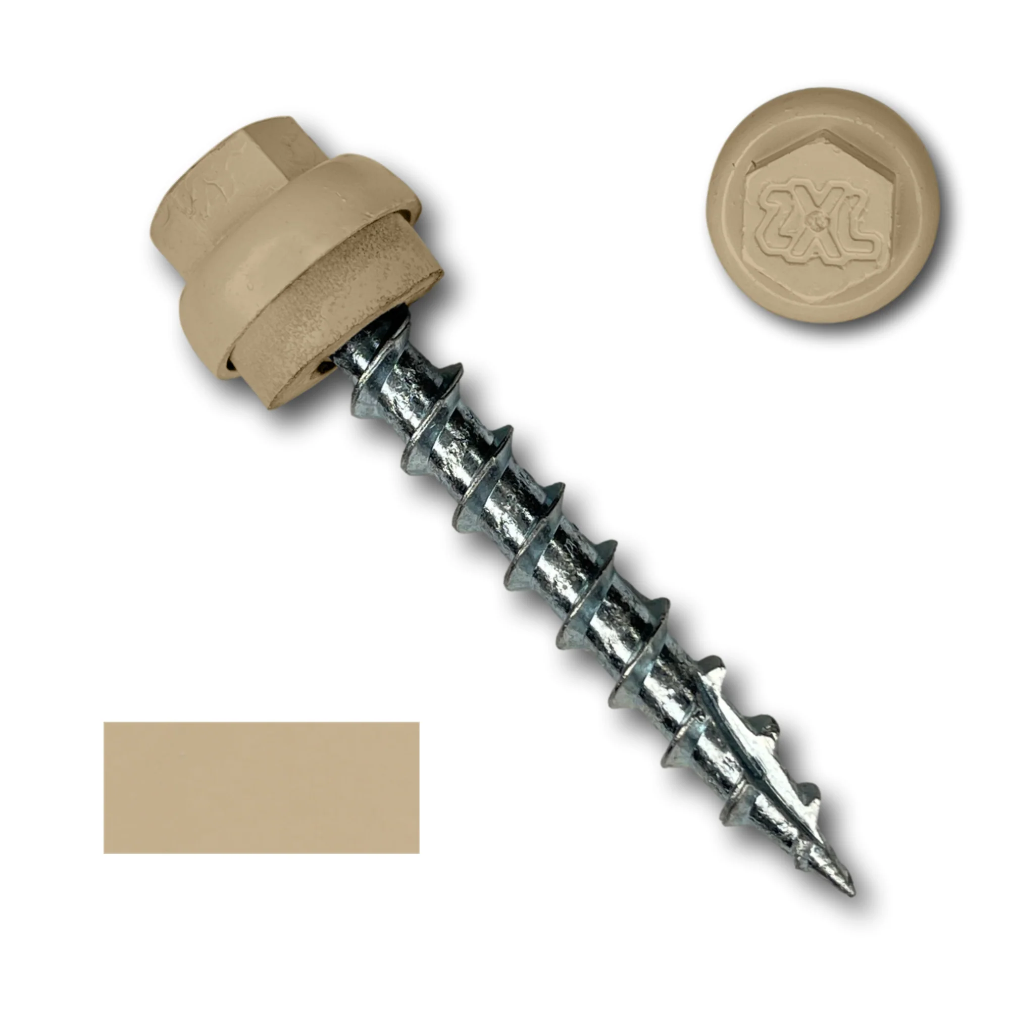 #12 x 1.5" ZXL Dome Cap Metal Roofing Screws (Metal-to-Wood) - Image 4