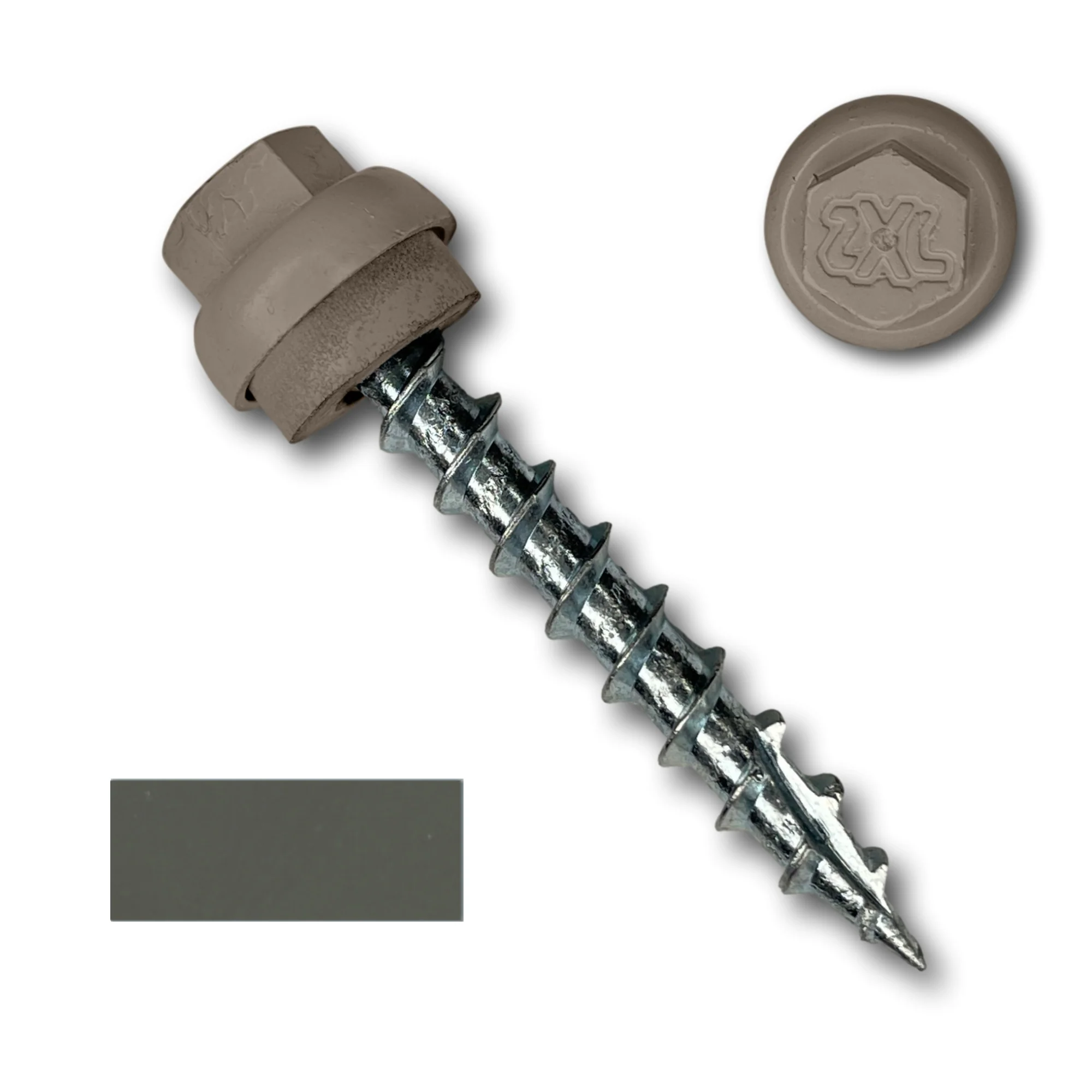 #12 x 1.5" ZXL Dome Cap Metal Roofing Screws (Metal-to-Wood) - Image 7