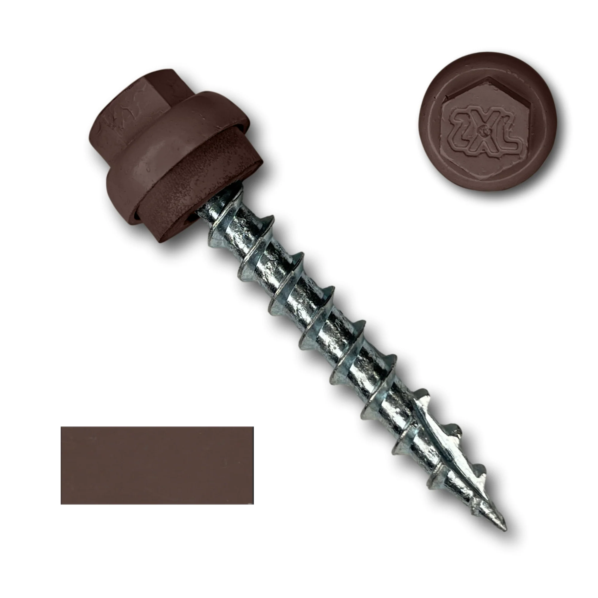 #12 x 1.5" ZXL Dome Cap Metal Roofing Screws (Metal-to-Wood) - Image 8