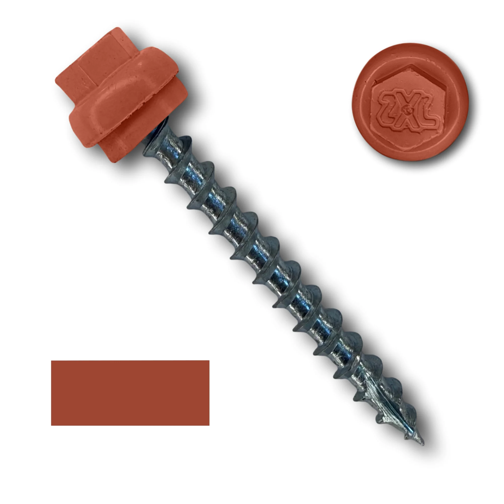 #12 x 2" ZXL Dome Cap Metal Roofing Screws (Metal-to-Wood) - Image 12