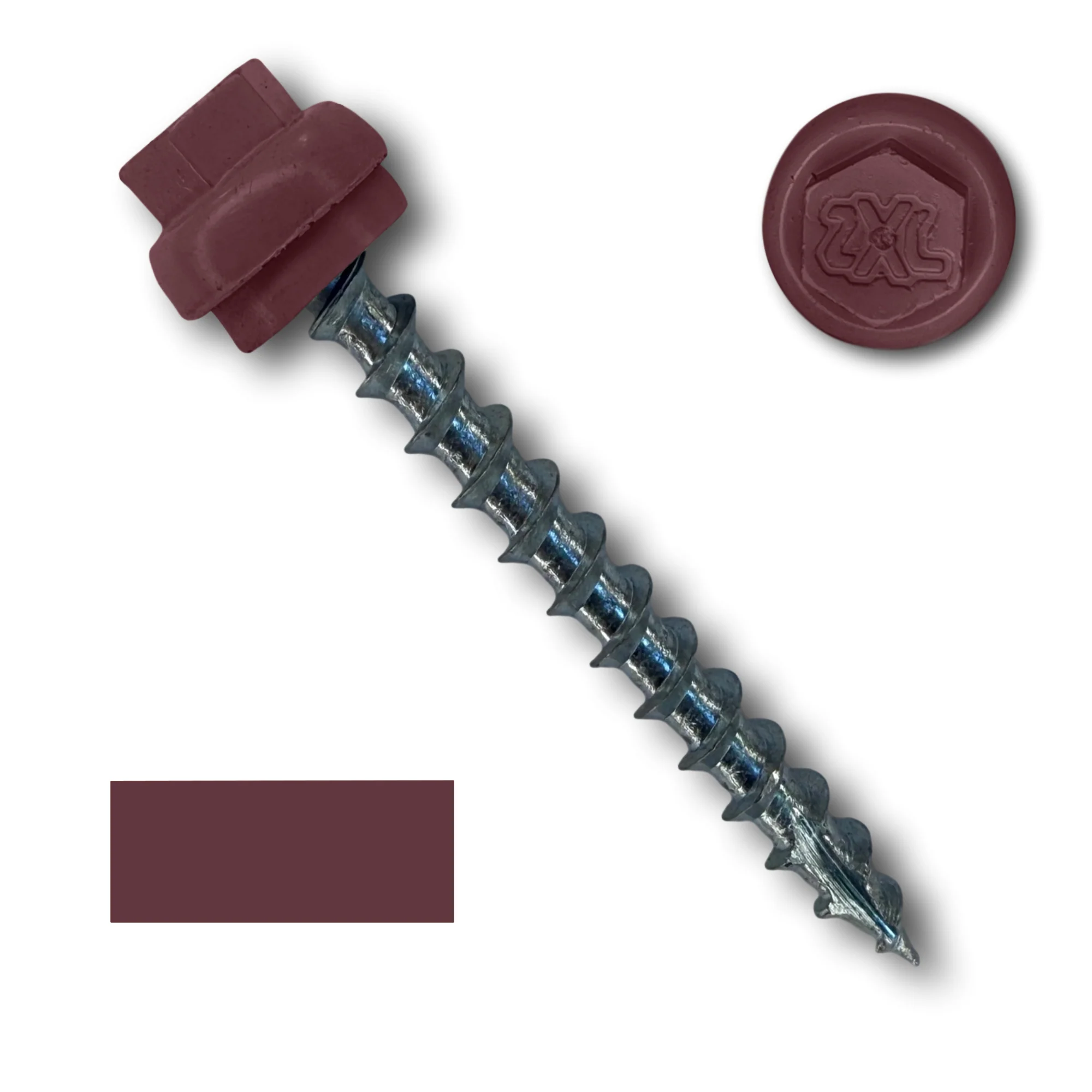 #12 x 2" ZXL Dome Cap Metal Roofing Screws (Metal-to-Wood) - Image 14
