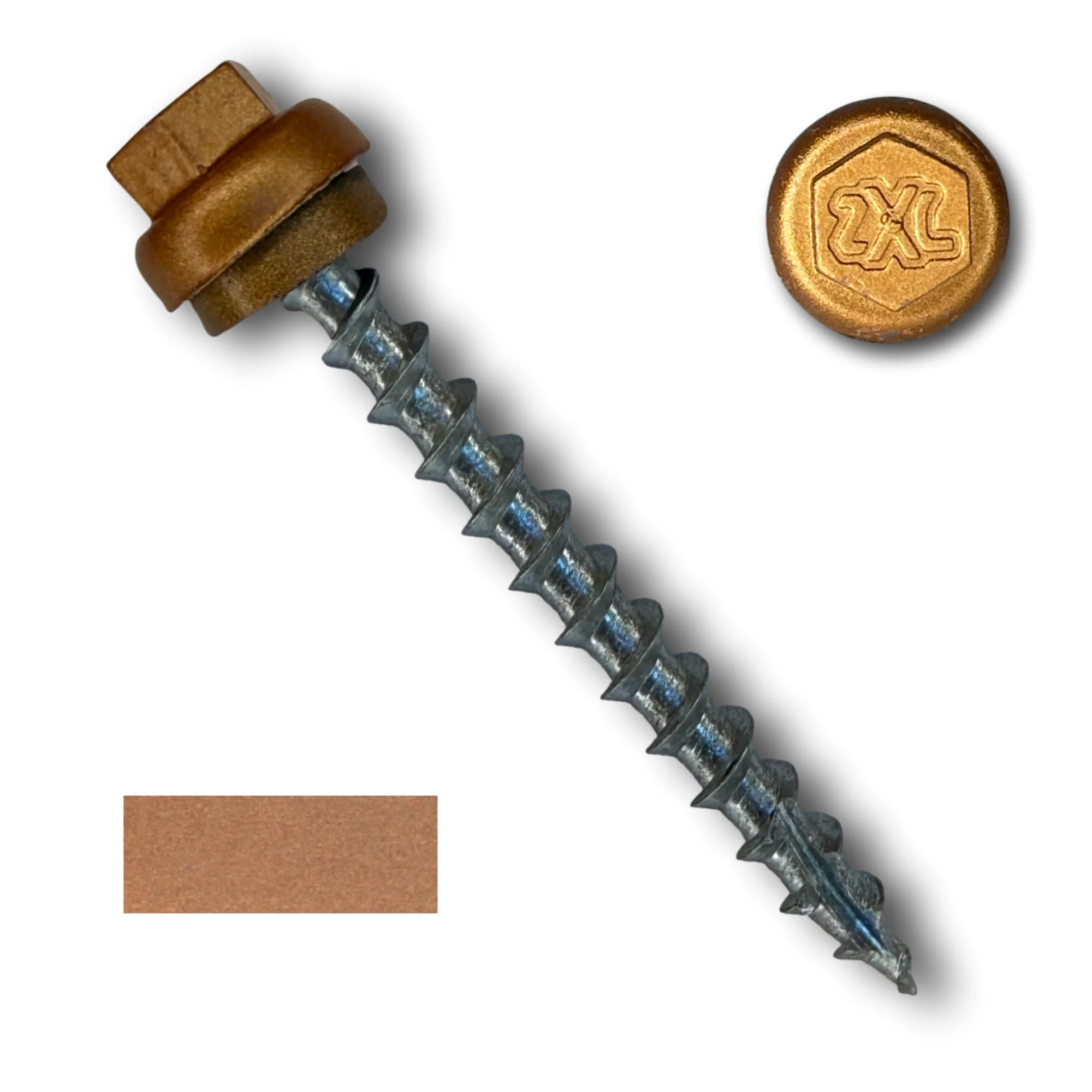 #12 x 2" ZXL Dome Cap Metal Roofing Screws (Metal-to-Wood) - Image 19
