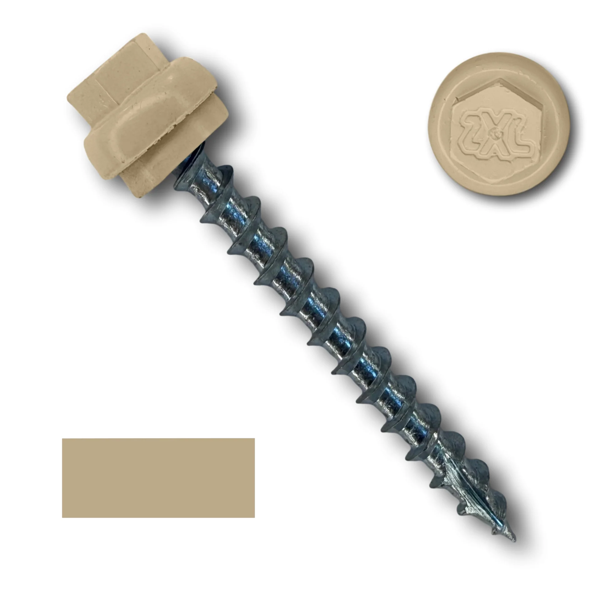 #12 x 2" ZXL Dome Cap Metal Roofing Screws (Metal-to-Wood) - Image 6