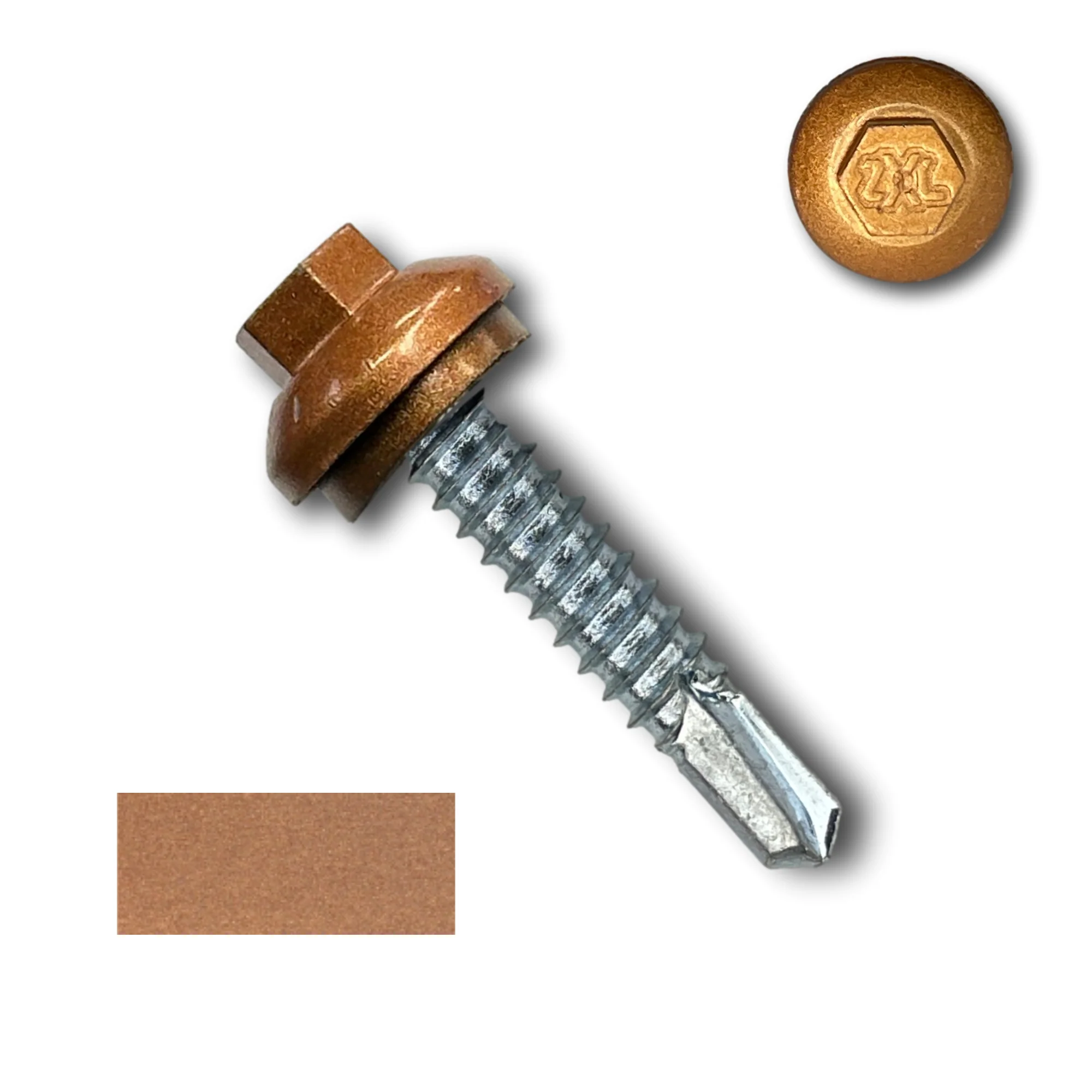 #14 x 1.25" ZXL Dome Cap Metal Building Screws (Metal-to-Metal) - Image 17