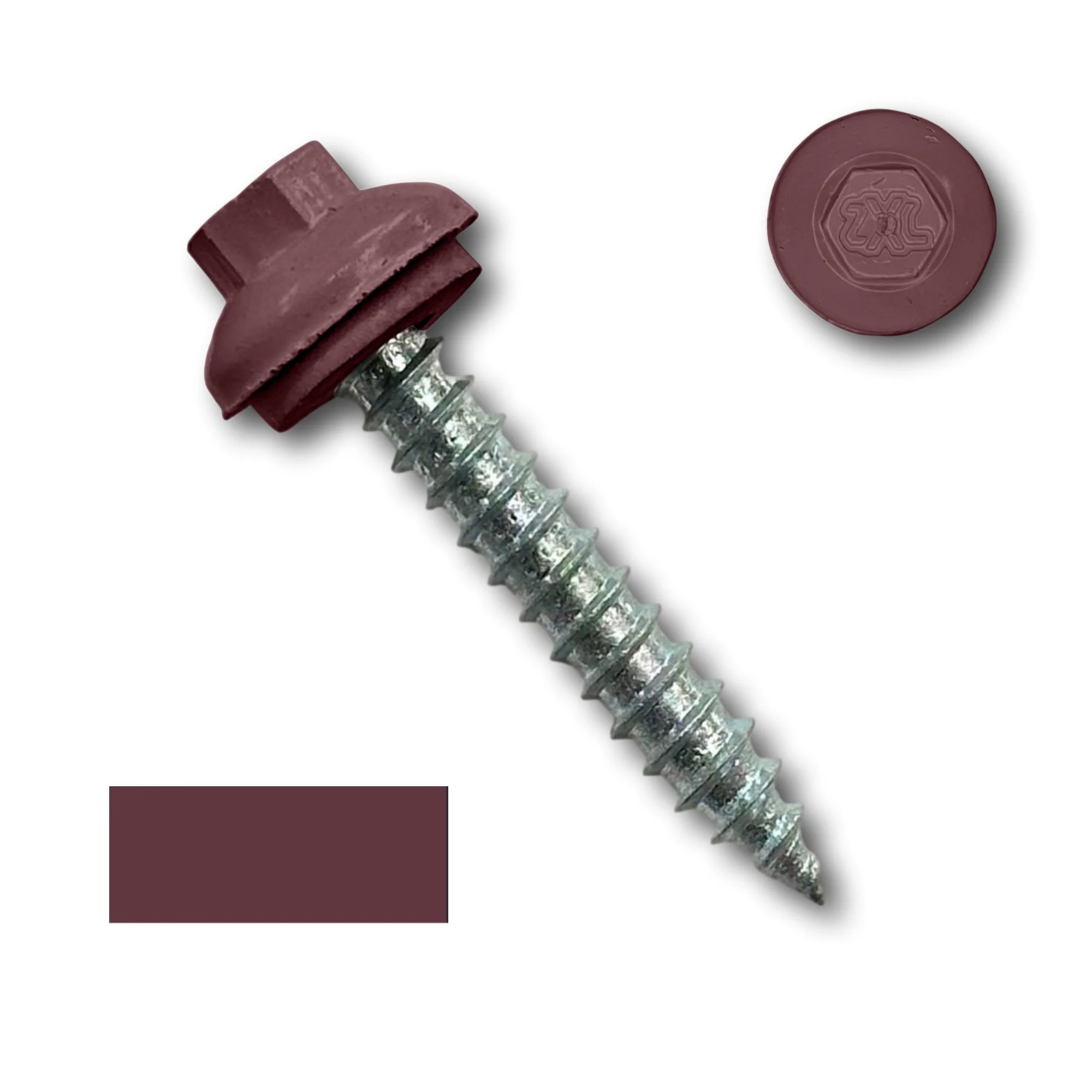#14 x 1.5" ZXL Dome Cap Metal Roofing Screw (Metal-to-Wood) - Image 12