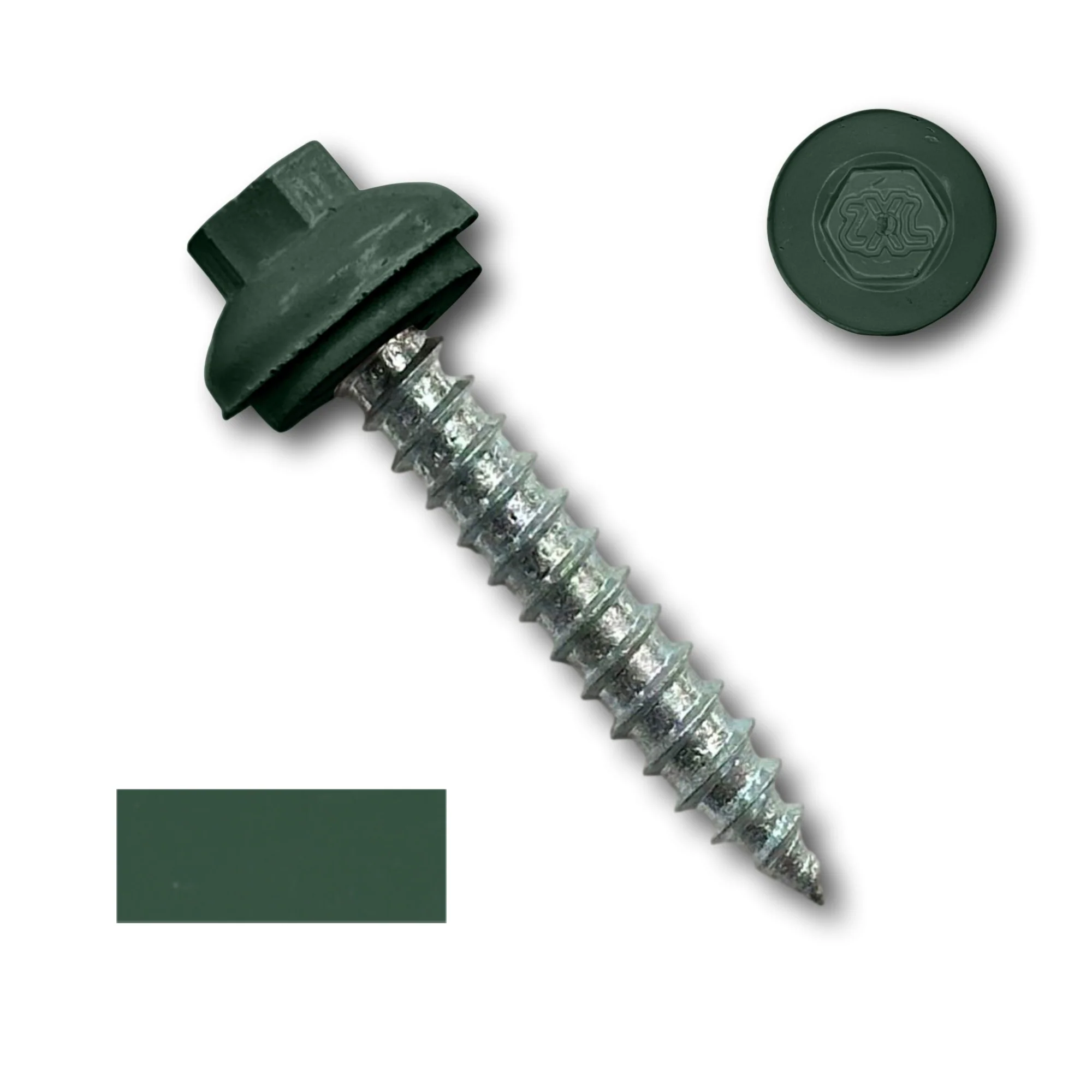 #14 x 1.5" ZXL Dome Cap Metal Roofing Screw (Metal-to-Wood) - Image 13