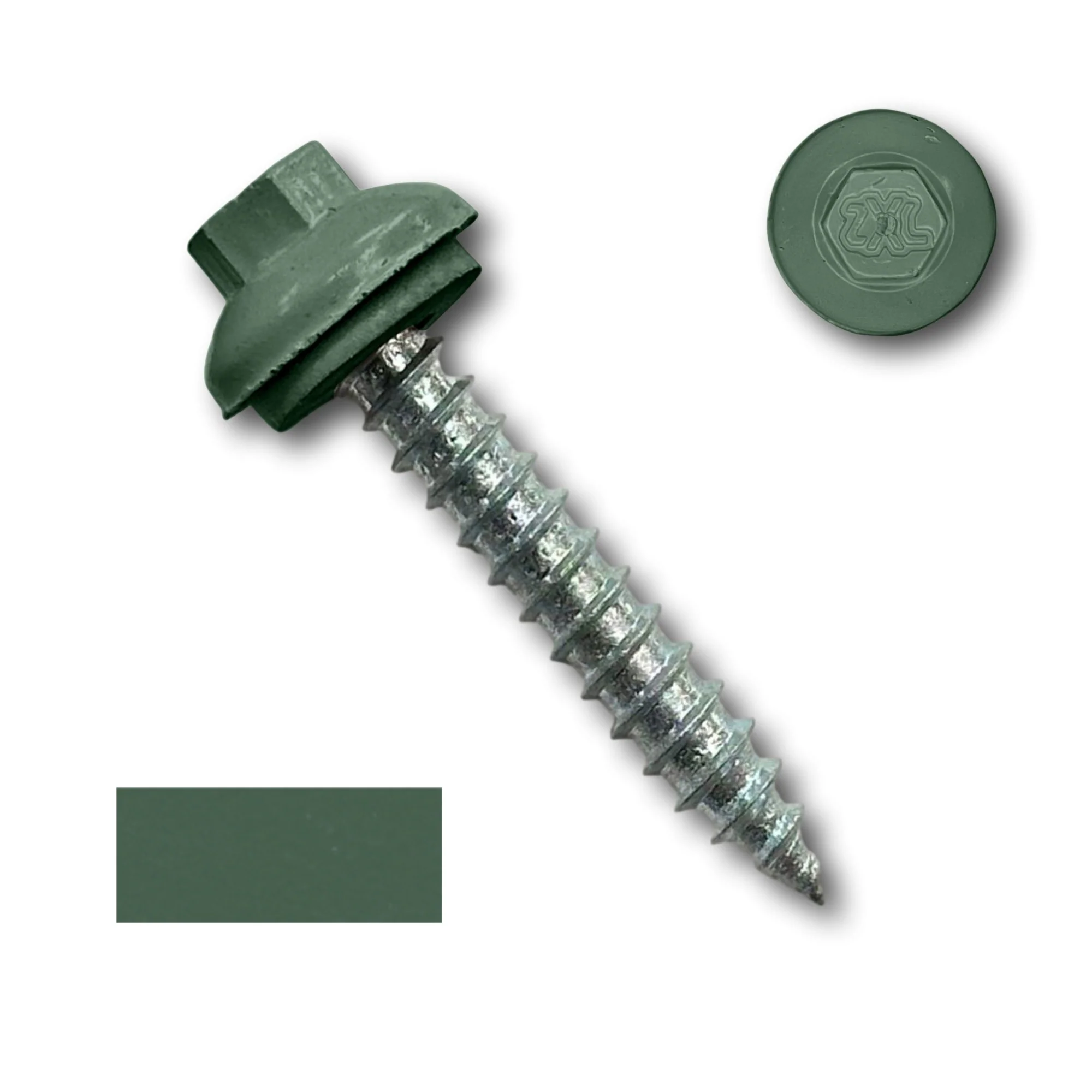 #14 x 1.5" ZXL Dome Cap Metal Roofing Screw (Metal-to-Wood) - Image 14