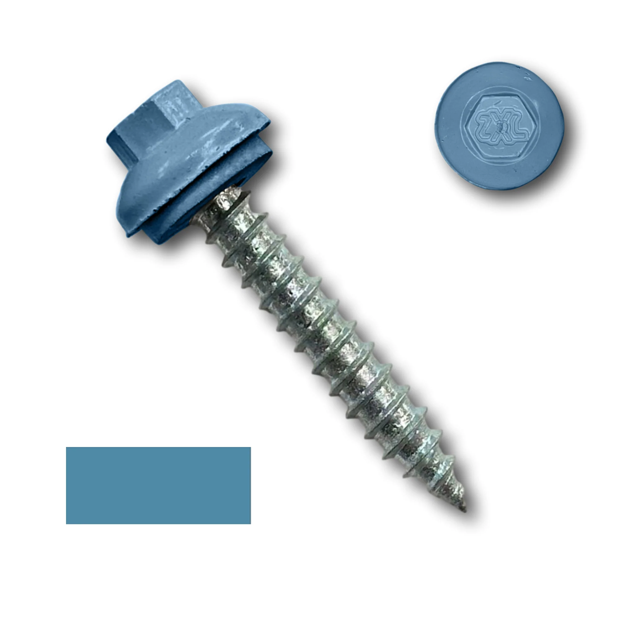 #14 x 1.5" ZXL Dome Cap Metal Roofing Screw (Metal-to-Wood) - Image 16