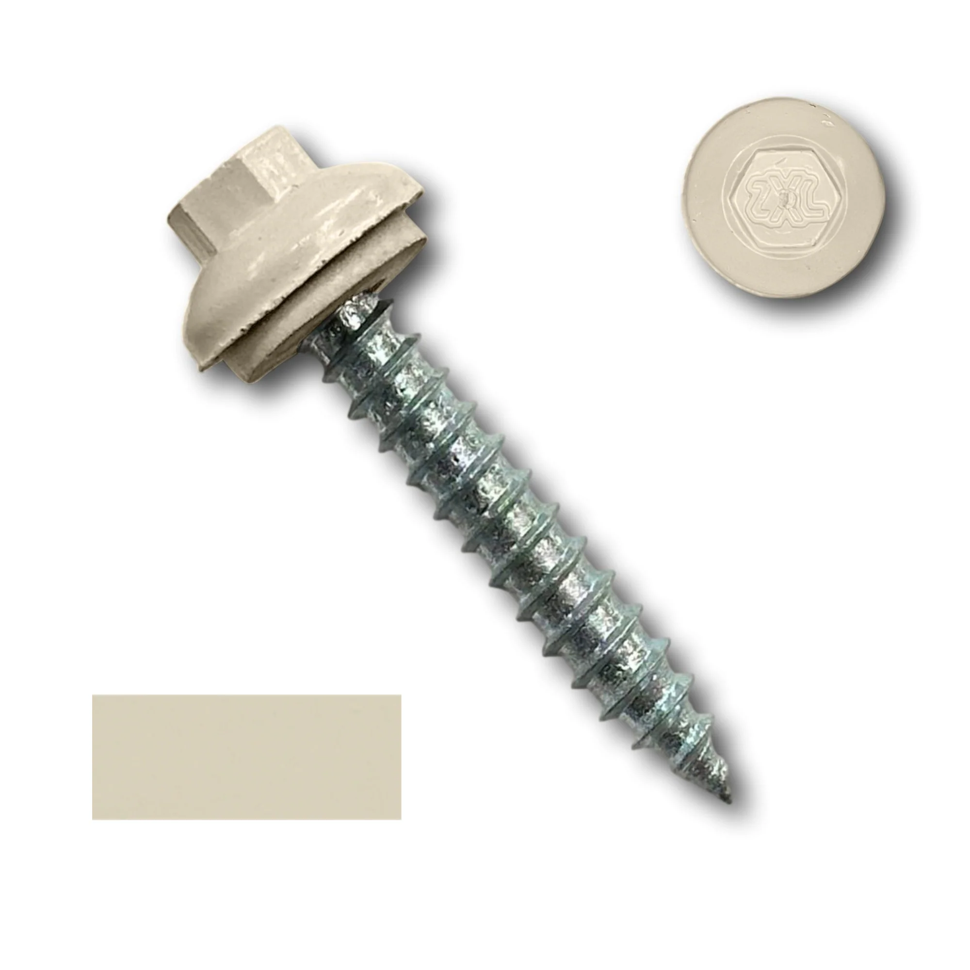 #14 x 1.5" ZXL Dome Cap Metal Roofing Screw (Metal-to-Wood) - Image 3