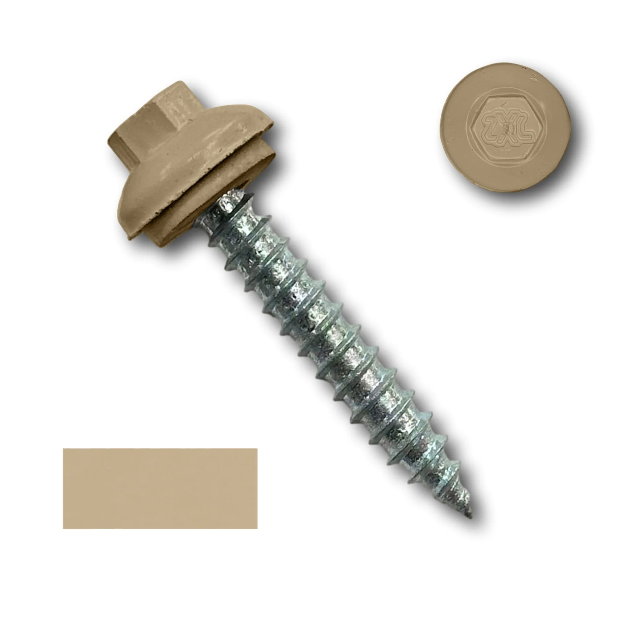 #14 x 1.5" ZXL Dome Cap Metal Roofing Screw (Metal-to-Wood) - Image 4