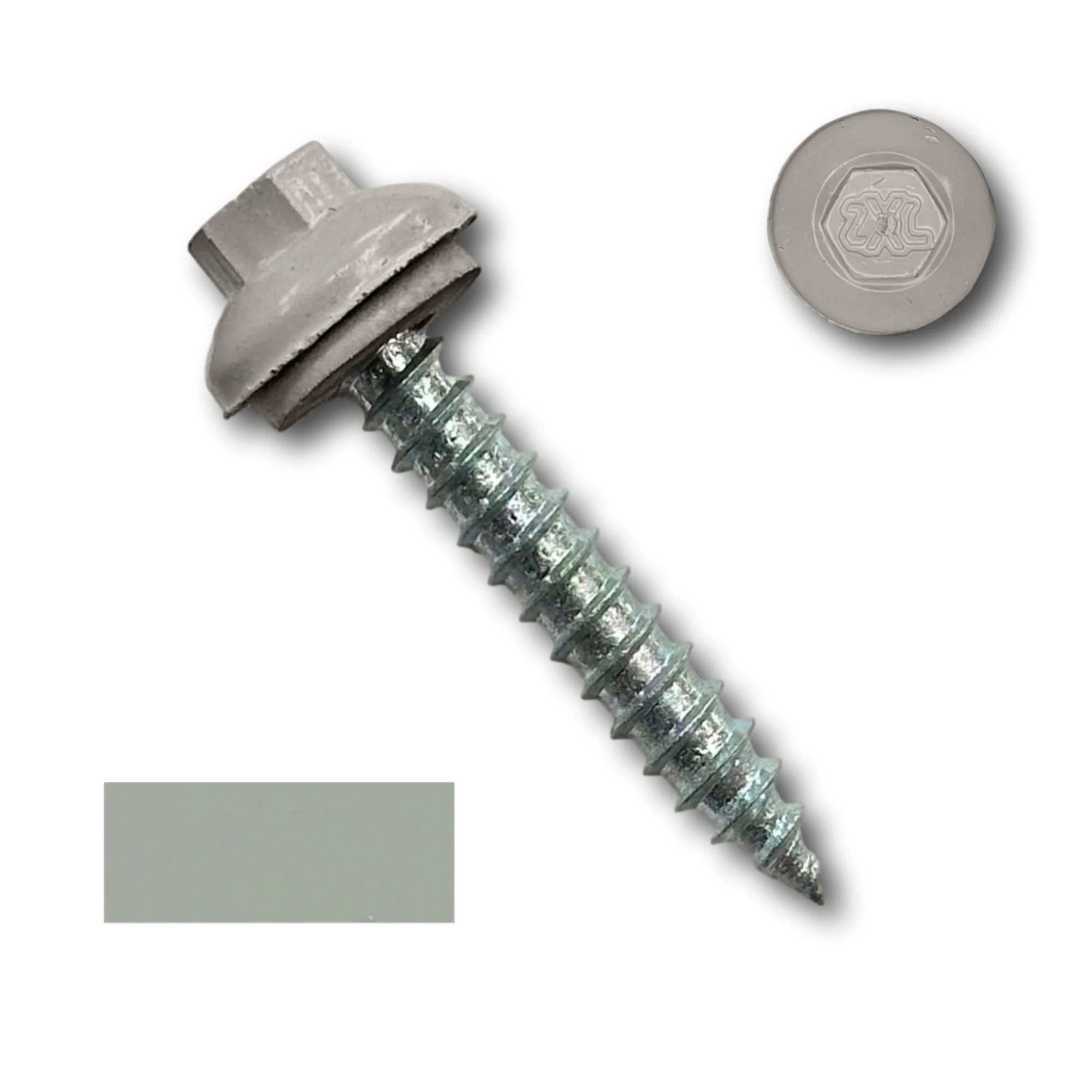 #14 x 1.5" ZXL Dome Cap Metal Roofing Screw (Metal-to-Wood) - Image 5