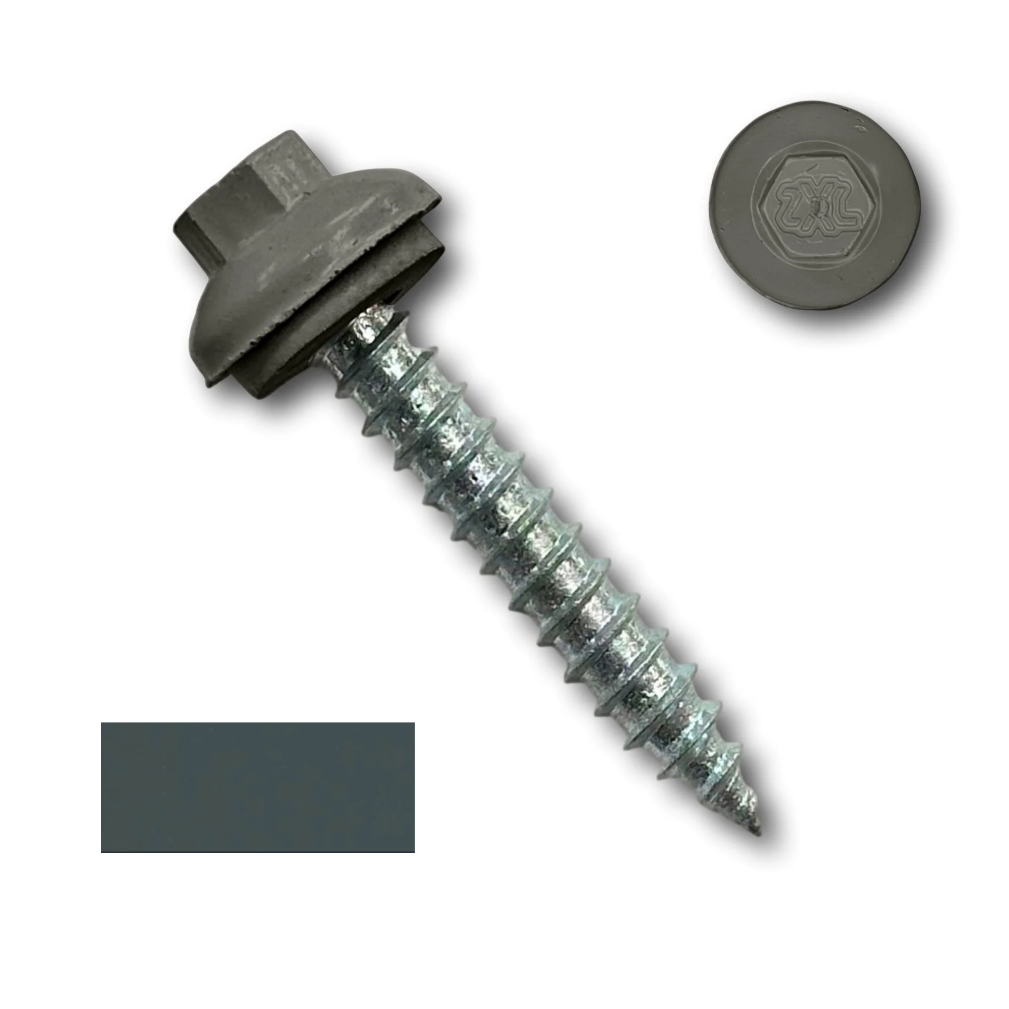 #14 x 1.5" ZXL Dome Cap Metal Roofing Screw (Metal-to-Wood) - Image 6