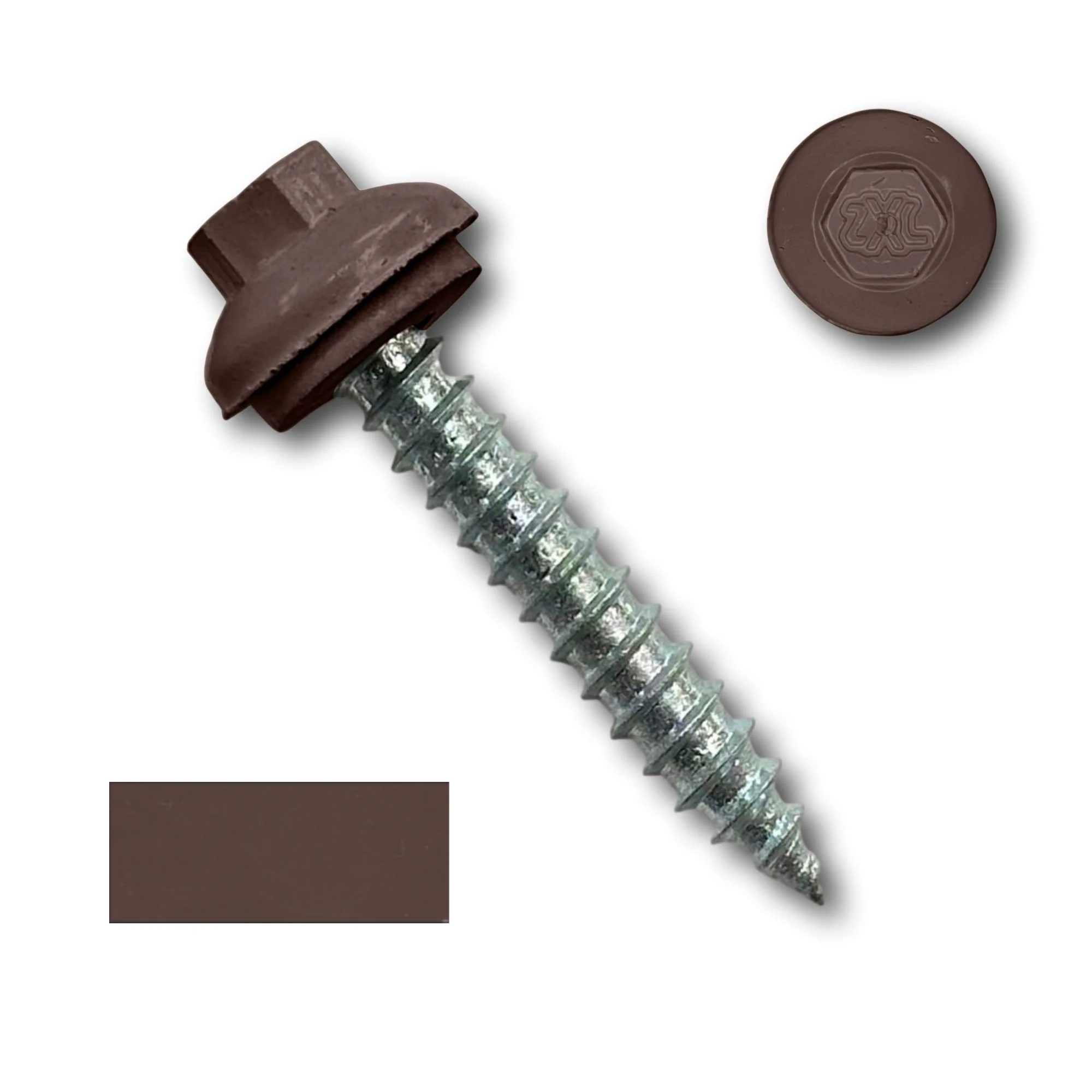 #14 x 1.5" ZXL Dome Cap Metal Roofing Screw (Metal-to-Wood) - Image 8