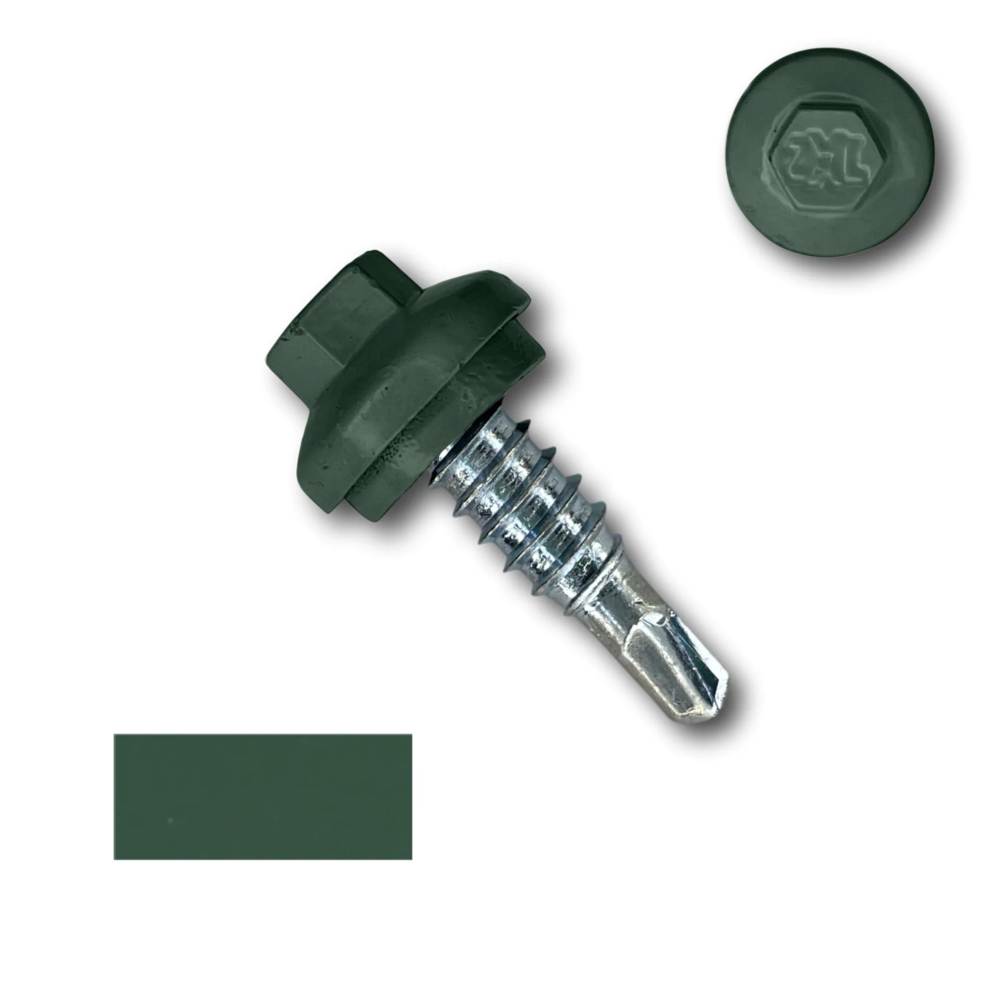 #14 x 7/8" ZXL Dome Cap Stitch Lap Metal Building Screws - Image 13