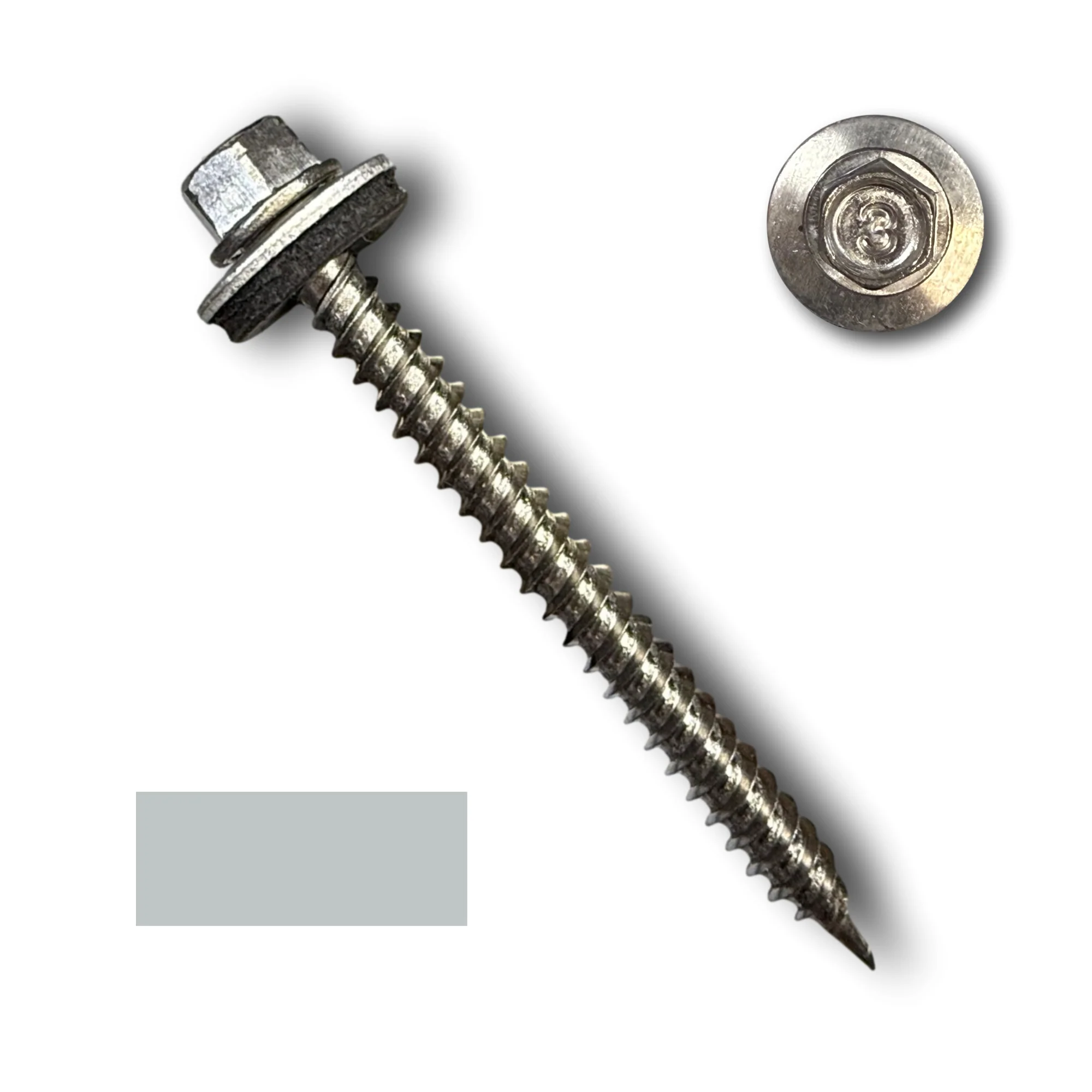 #9 Stainless Steel Metal Roofing Screws (Metal-to-Wood) - Image 4