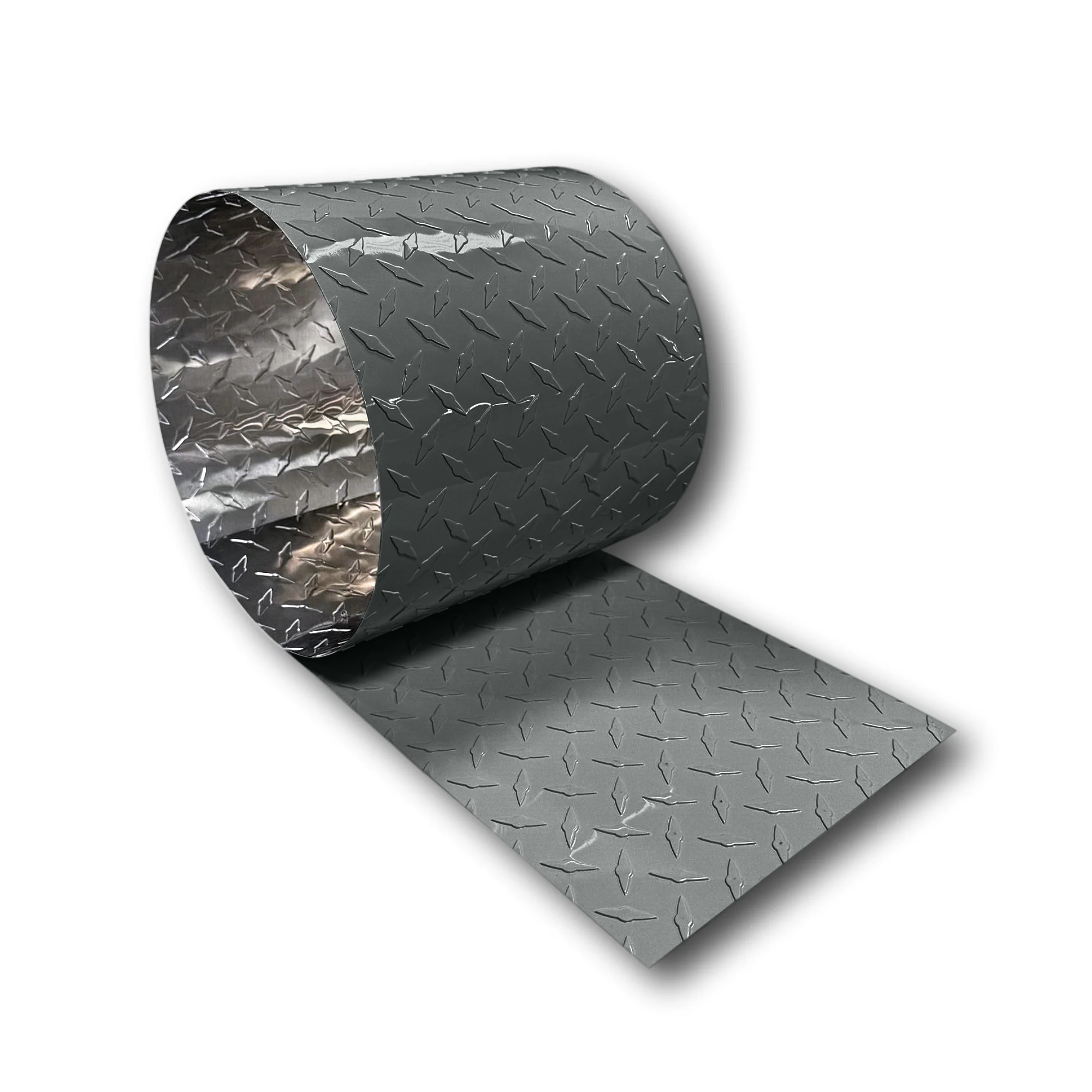 0.025" Painted Aluminum Diamond Treadplate Flashing Rolls - 10 FT Rolls - Image 3