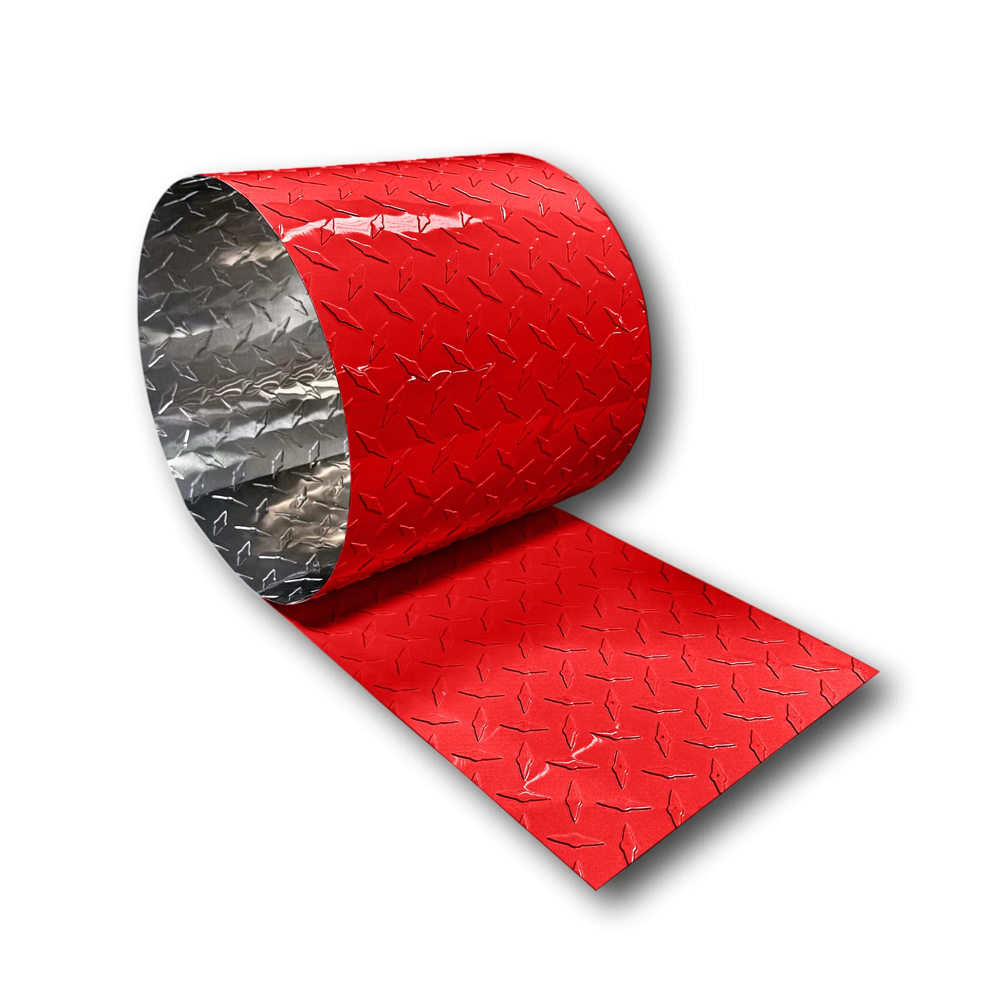 0.025" Painted Aluminum Diamond Treadplate Flashing Rolls - 10 FT Rolls - Image 5