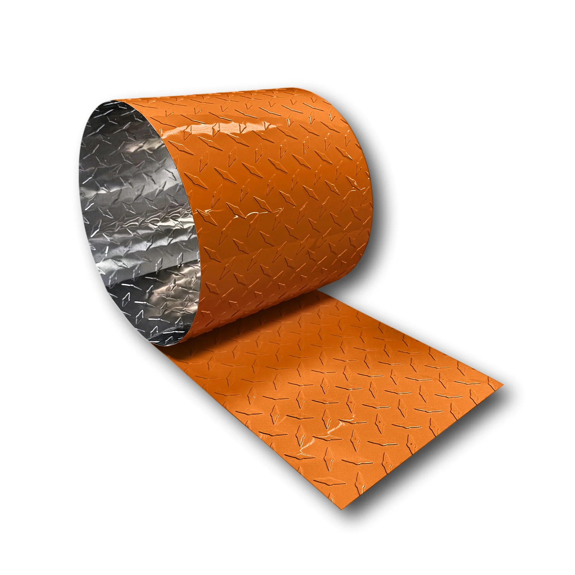 0.025" Painted Aluminum Diamond Treadplate Flashing Rolls - 10 FT Rolls - Image 6