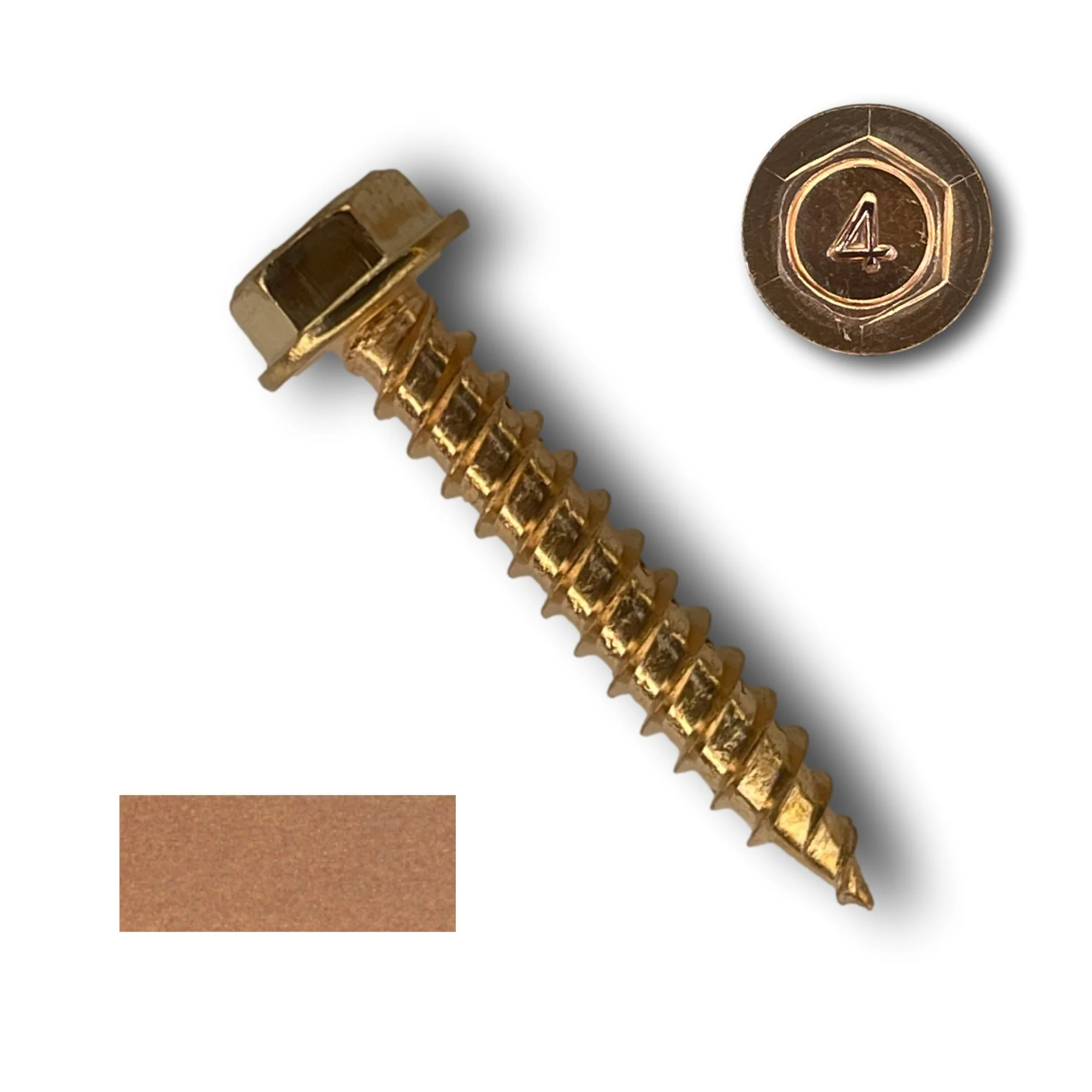Copper Plated Sheet Metal Screws - Image 4