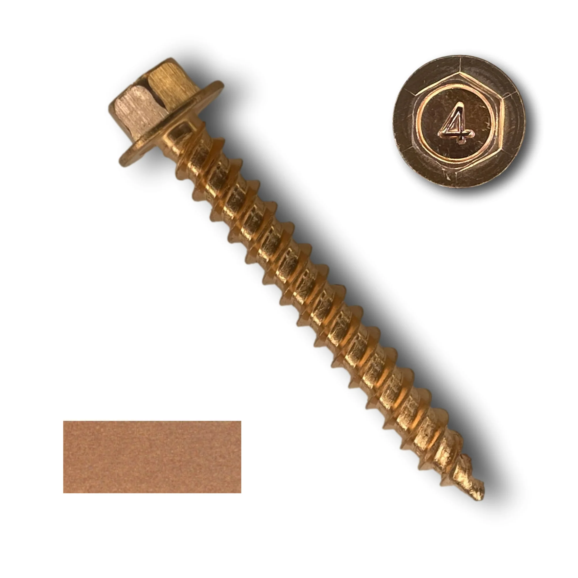 Copper Plated Sheet Metal Screws - Image 5