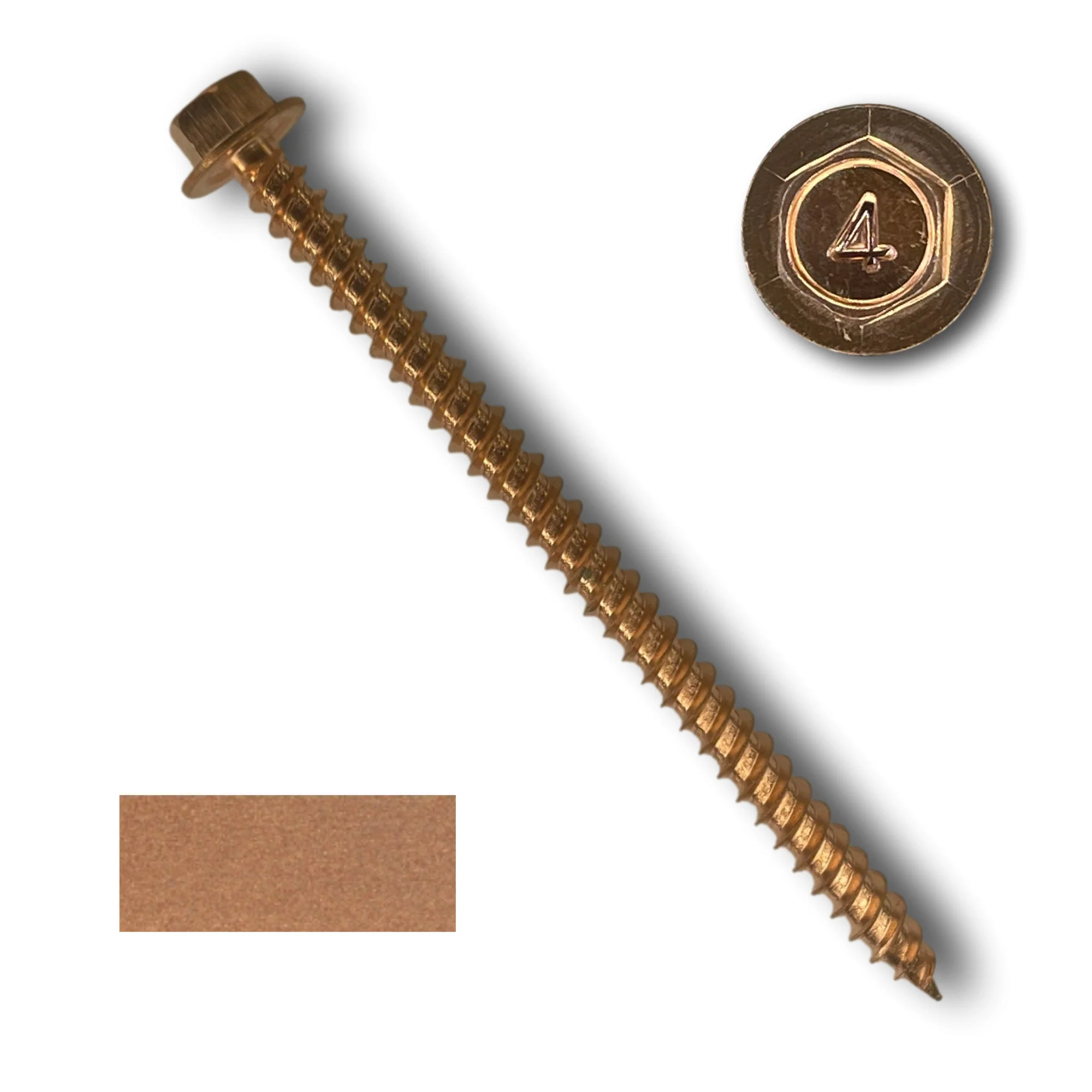Copper Plated Sheet Metal Screws - Image 7
