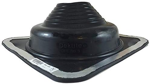Dektite Black EPDM Square Base  - Metal Roofing Pipe Flashing Boots - Image 6