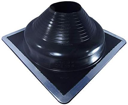 Dektite Black EPDM Square Base  - Metal Roofing Pipe Flashing Boots - Image 9