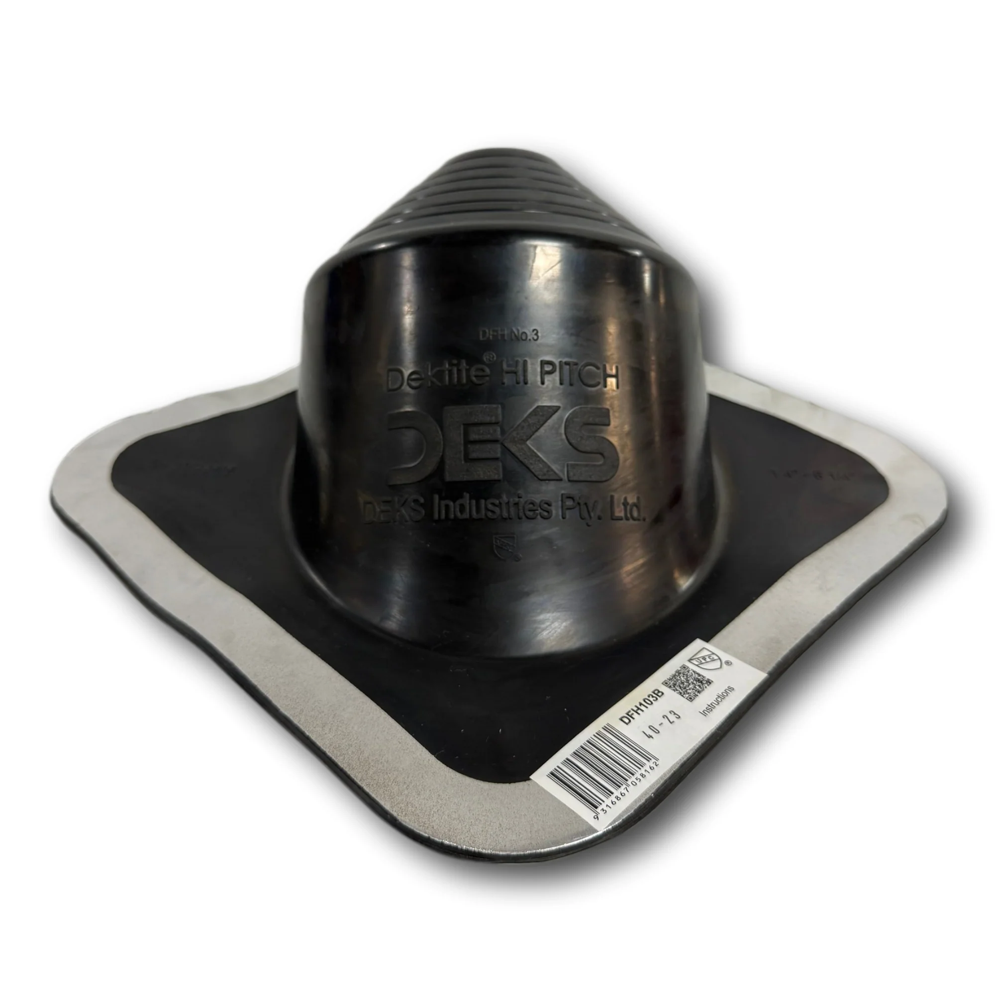 Dektite Extreme Angle Pipe Flashing Boots - Square Base - Image 3