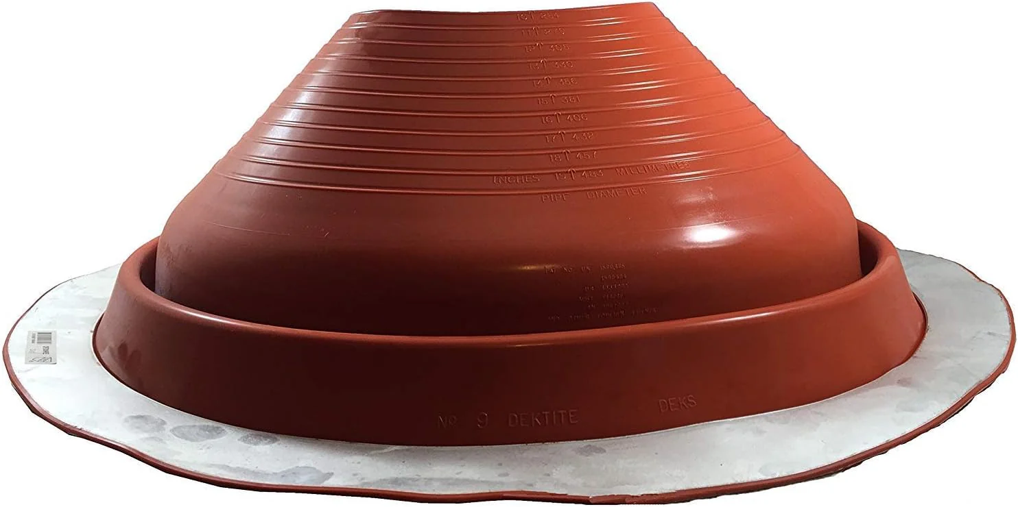 Dektite Round Base High Temperature Silicone - Metal Roofing Pipe Flashing Boots - Image 10