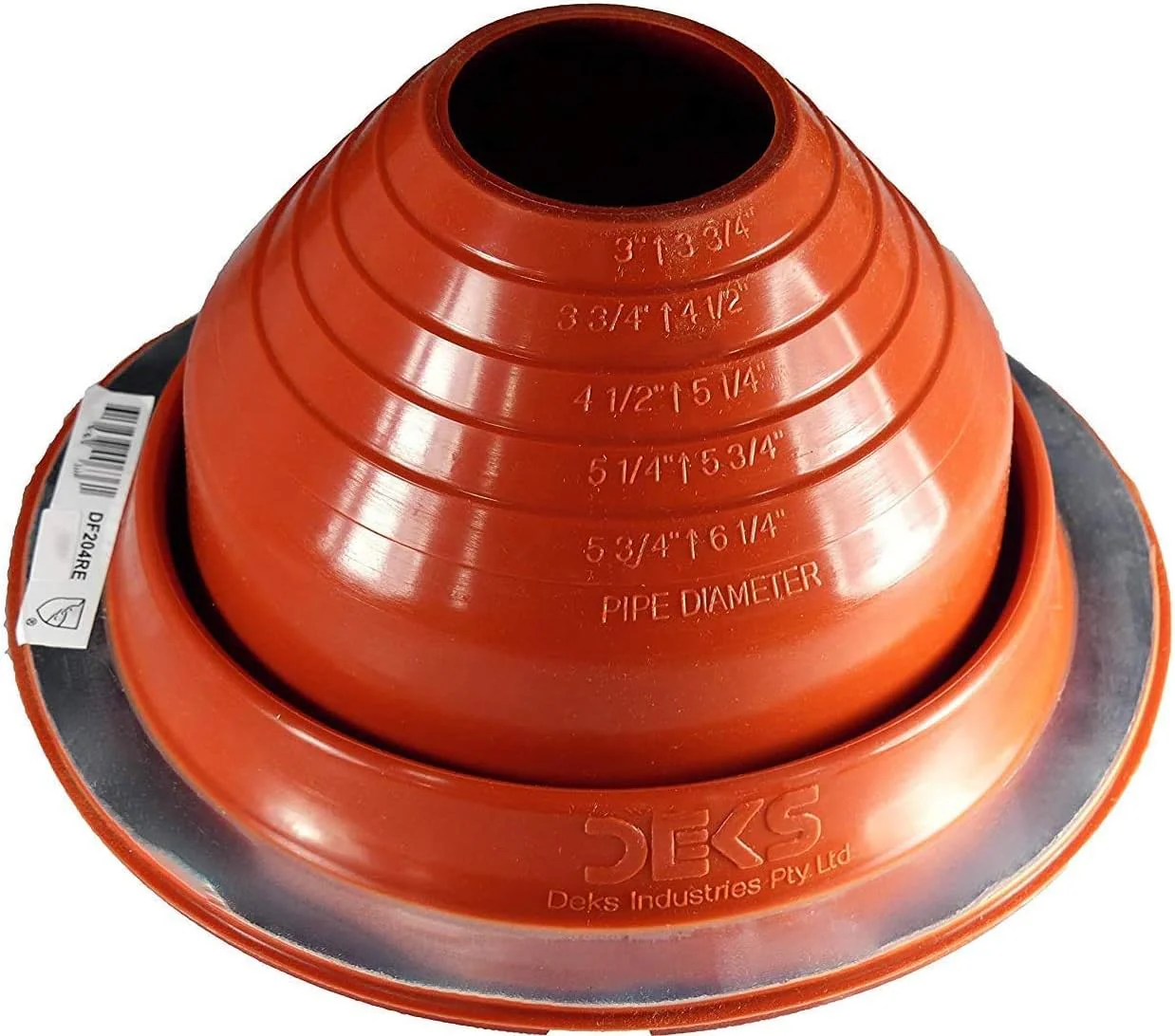 Dektite Round Base High Temperature Silicone - Metal Roofing Pipe Flashing Boots - Image 5