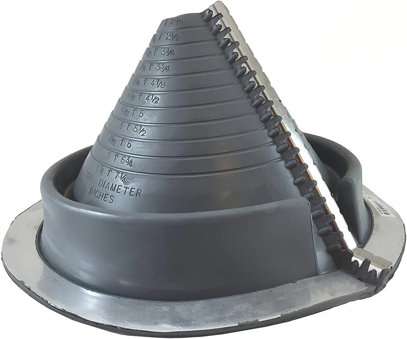 Dektite Flexible Roofing Pipe Flashing Retrofit Split Zipper Boots - Image 3