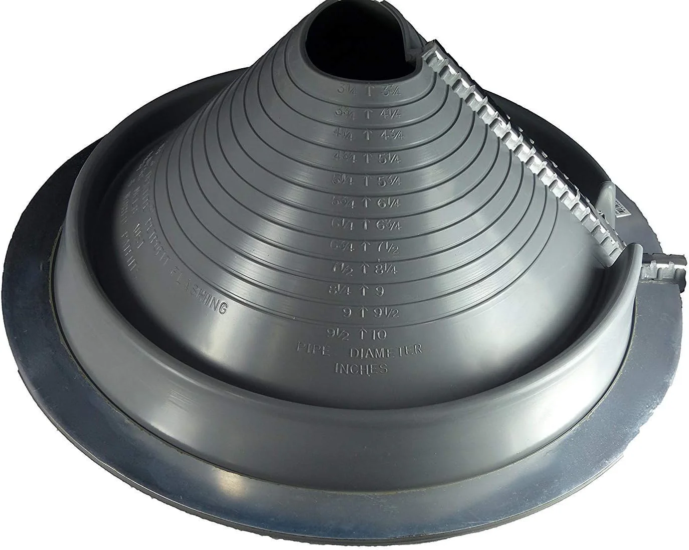 Dektite Flexible Roofing Pipe Flashing Retrofit Split Zipper Boots - Image 4