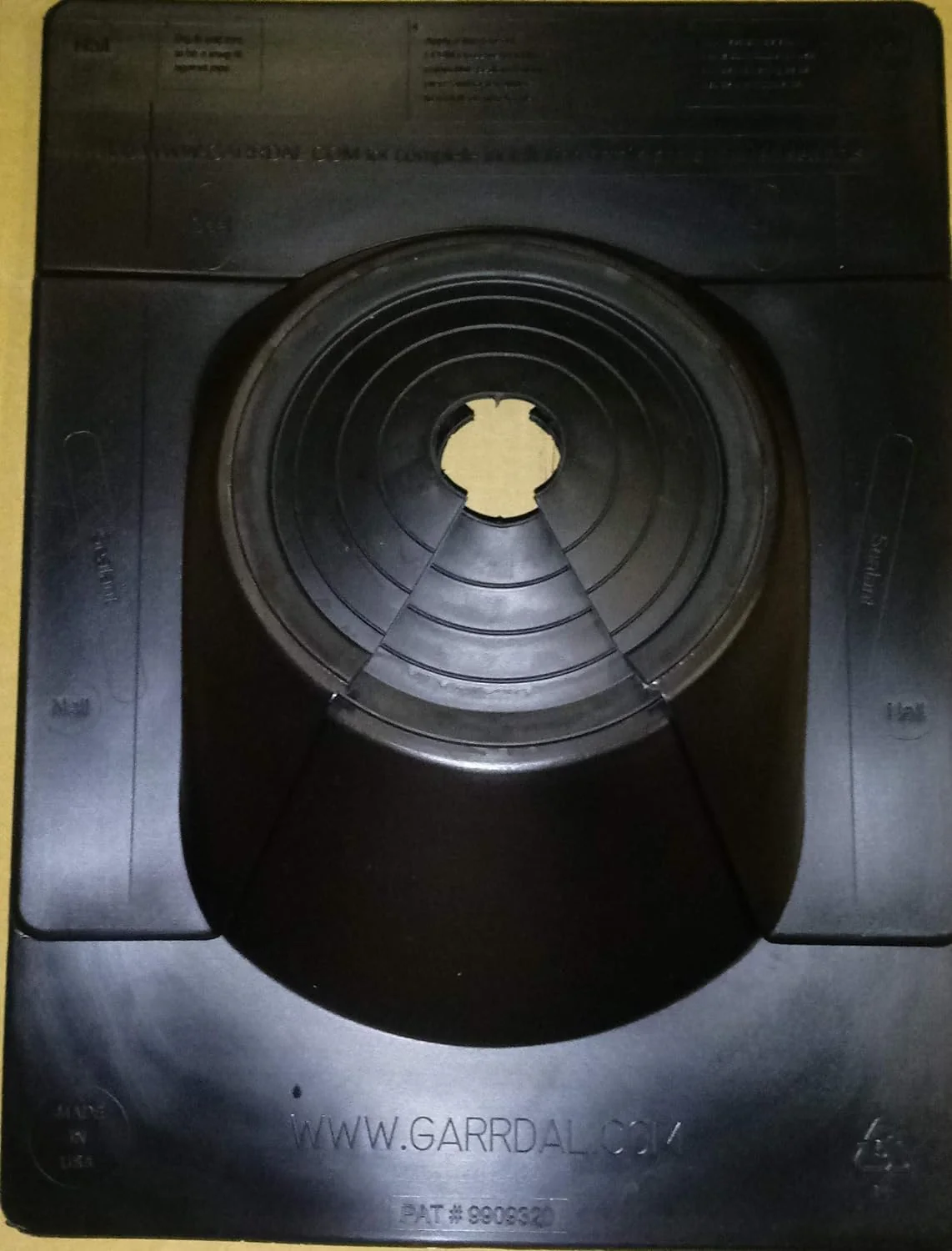 Garrdal 2 Piece Pipe Flashing Boot - Image 2