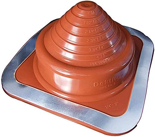 Dektite Square Base High Temperature Silicone - Metal Roofing Pipe Flashing Boots - Image 4