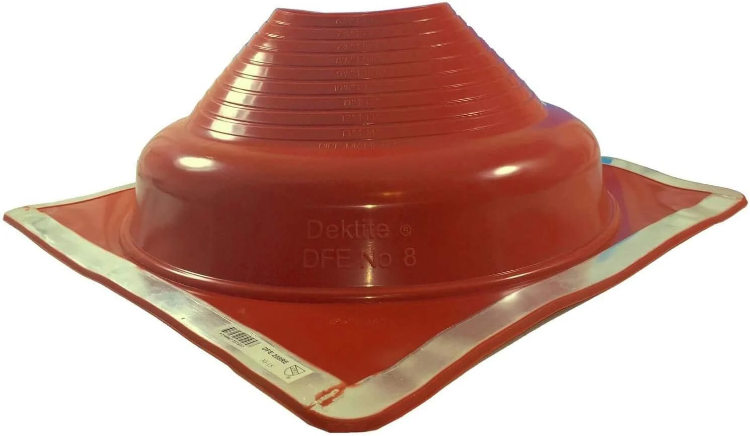 Dektite Square Base High Temperature Silicone - Metal Roofing Pipe Flashing Boots - Image 9